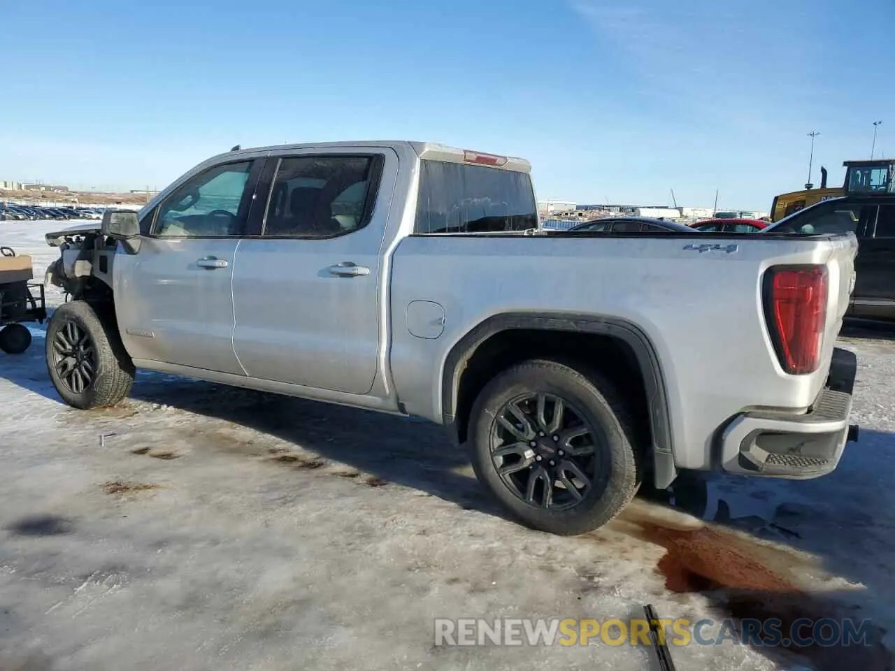 2 Photograph of a damaged car 3GTP9CEK8MG466938 GMC SIERRA 2021