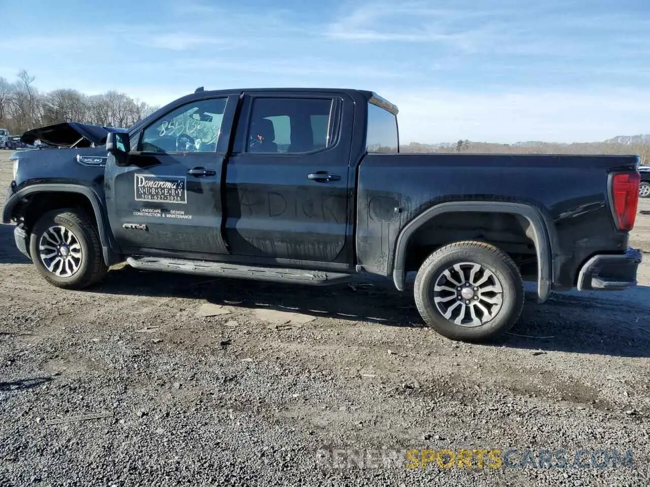 2 Photograph of a damaged car 3GTP9EED2MG411995 GMC SIERRA 2021