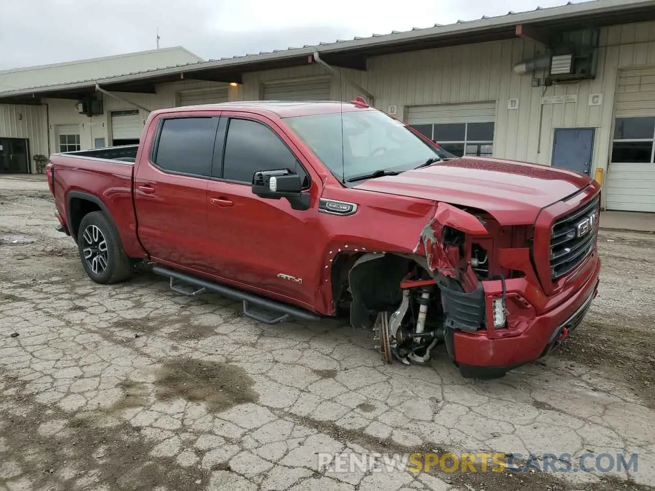 4 Photograph of a damaged car 3GTP9EED7MG306210 GMC SIERRA 2021
