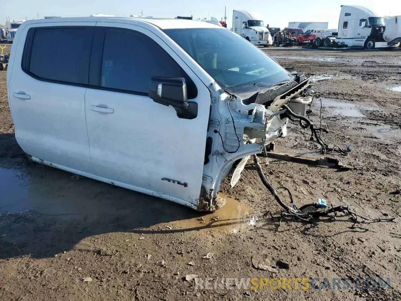 4 Photograph of a damaged car 3GTP9EEL0MG262218 GMC SIERRA 2021