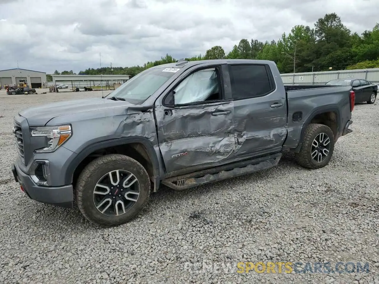 1 Photograph of a damaged car 3GTP9EEL2MG416721 GMC SIERRA 2021