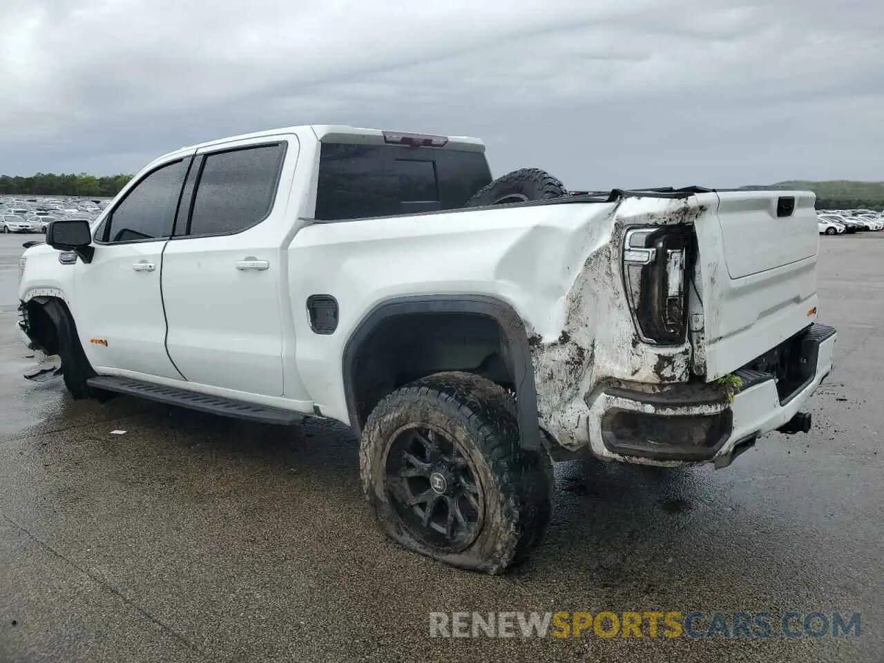 2 Photograph of a damaged car 3GTP9EEL7MG178879 GMC SIERRA 2021