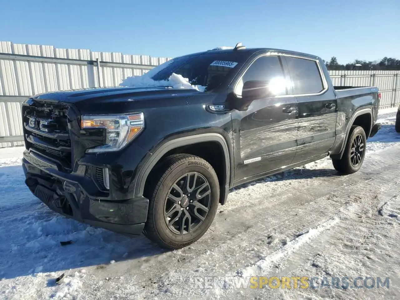 1 Photograph of a damaged car 3GTU9CED1MG194172 GMC SIERRA 2021