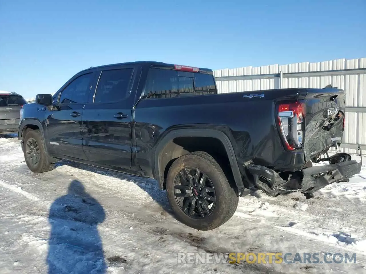 2 Photograph of a damaged car 3GTU9CED1MG194172 GMC SIERRA 2021