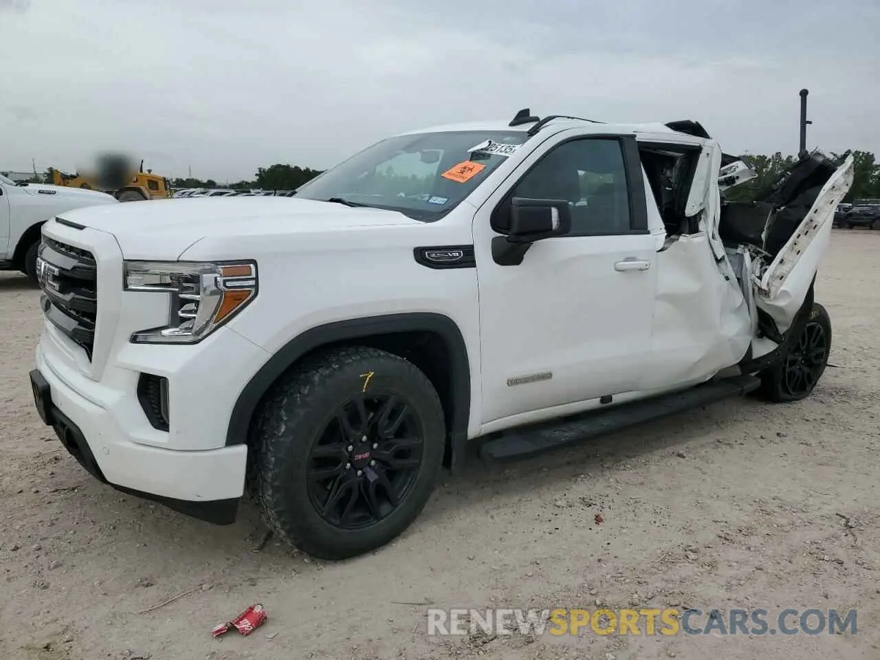 1 Photograph of a damaged car 3GTU9CED2MG155851 GMC SIERRA 2021