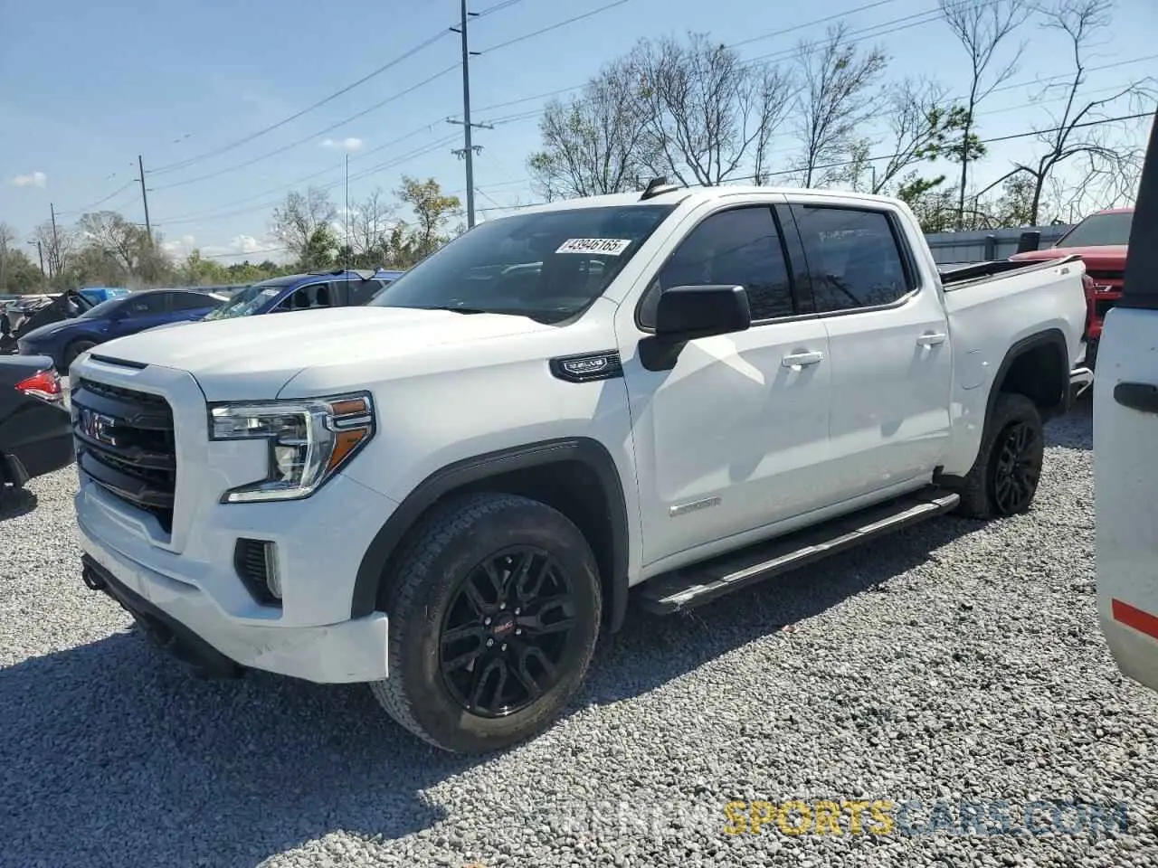 1 Photograph of a damaged car 3GTU9CED2MG481021 GMC SIERRA 2021