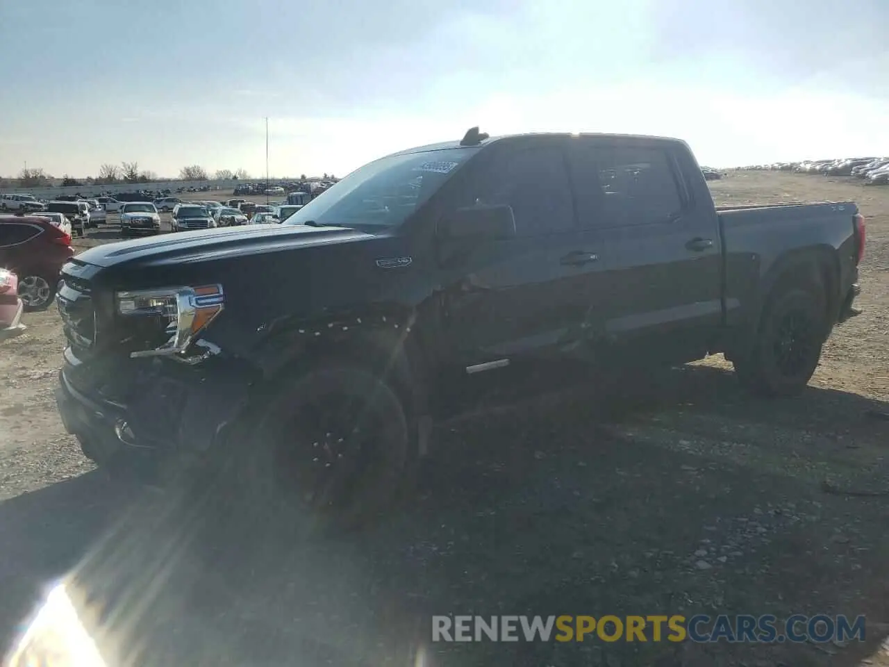 1 Photograph of a damaged car 3GTU9CED3MG439893 GMC SIERRA 2021