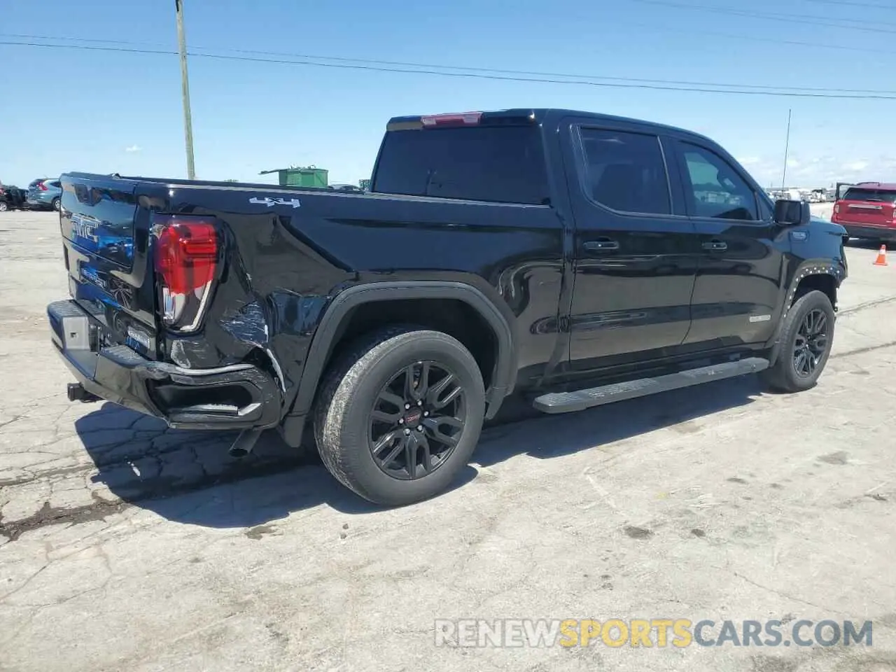 3 Photograph of a damaged car 3GTU9CED8MG406212 GMC SIERRA 2021