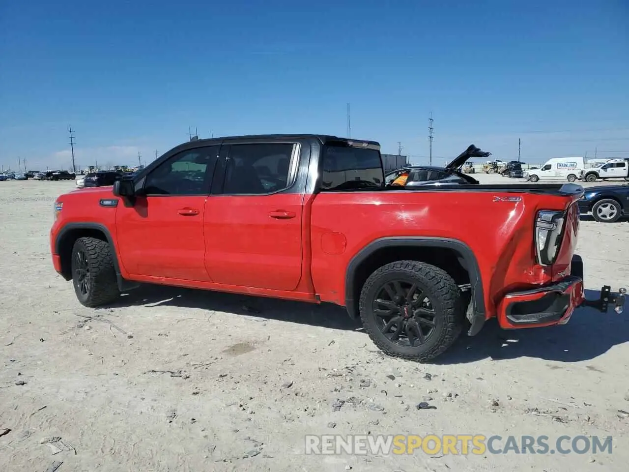 2 Photograph of a damaged car 3GTU9CET2MG125854 GMC SIERRA 2021