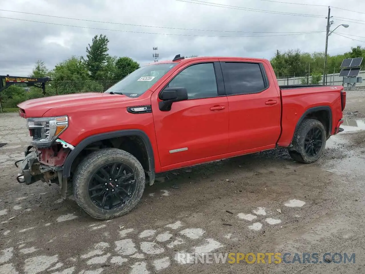 1 Photograph of a damaged car 3GTU9CET5MG429809 GMC SIERRA 2021