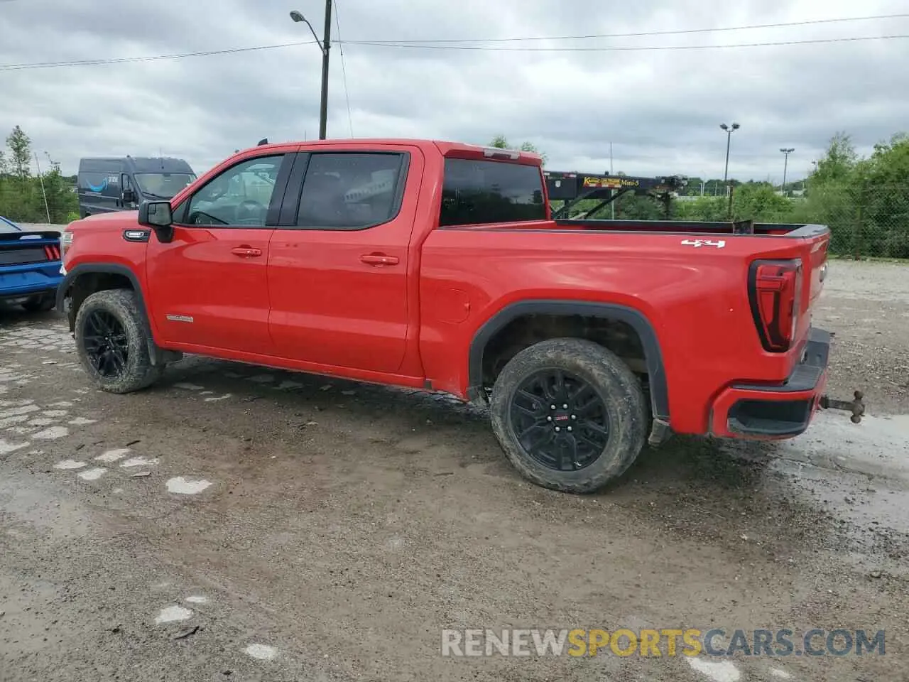 2 Photograph of a damaged car 3GTU9CET5MG429809 GMC SIERRA 2021