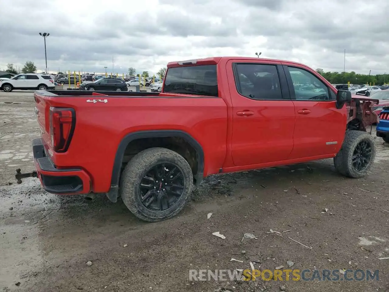 3 Photograph of a damaged car 3GTU9CET5MG429809 GMC SIERRA 2021