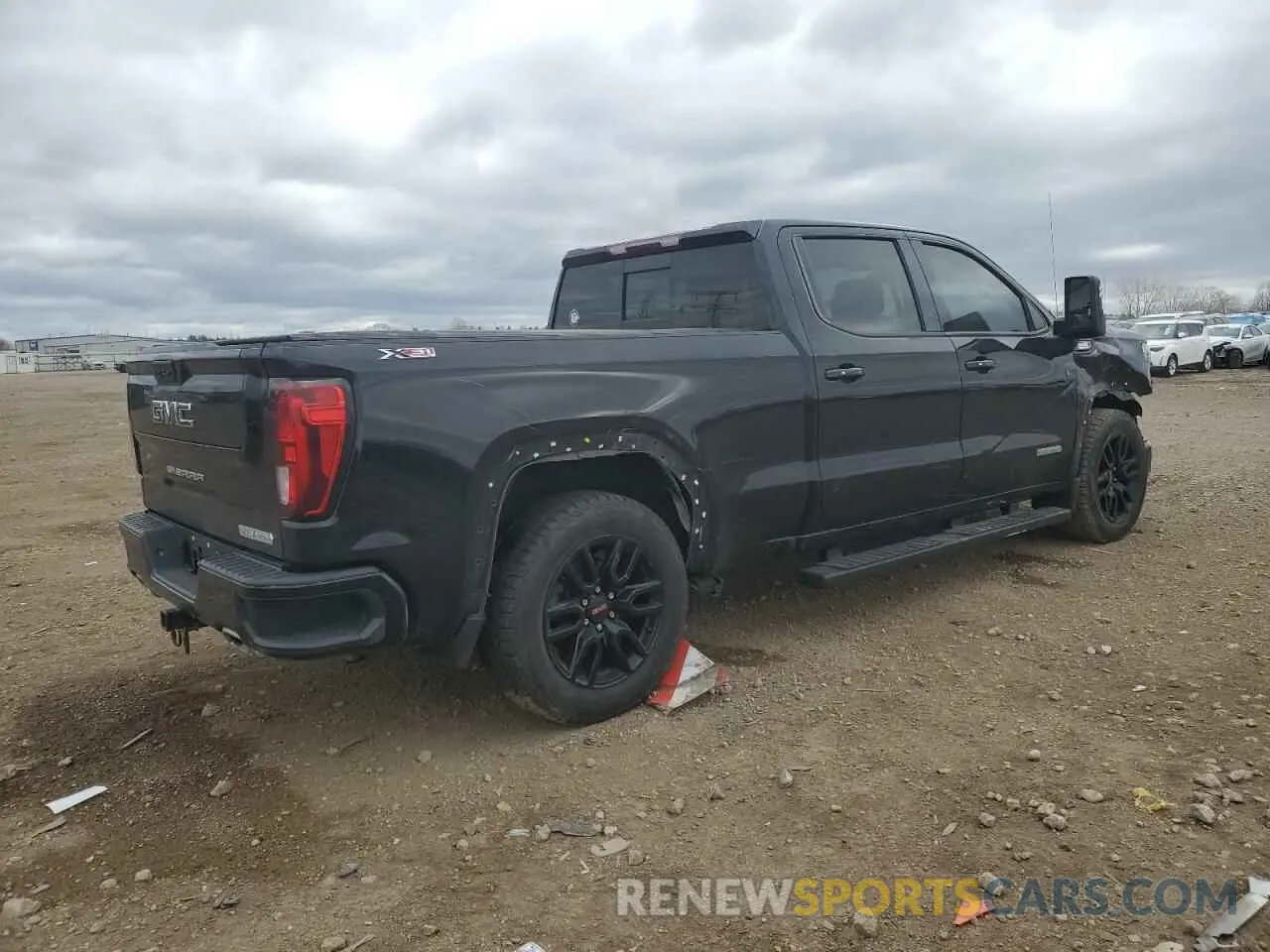3 Photograph of a damaged car 3GTU9CET6MG334756 GMC SIERRA 2021