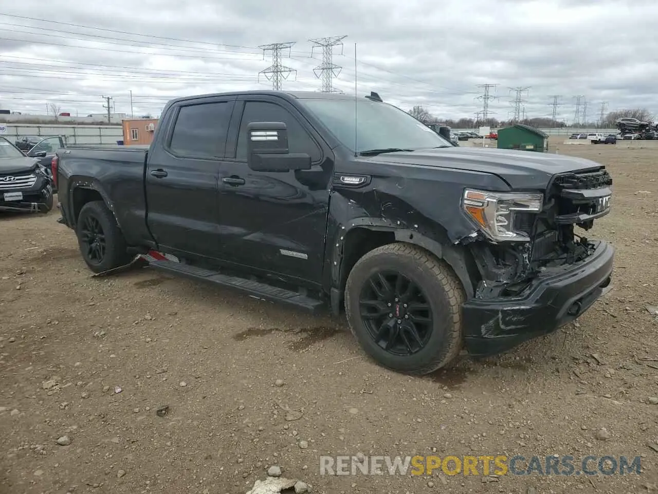 4 Photograph of a damaged car 3GTU9CET6MG334756 GMC SIERRA 2021