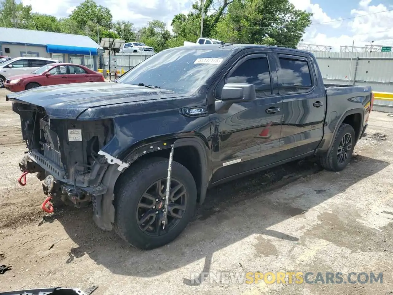1 Photograph of a damaged car 3GTU9CET6MG433223 GMC SIERRA 2021