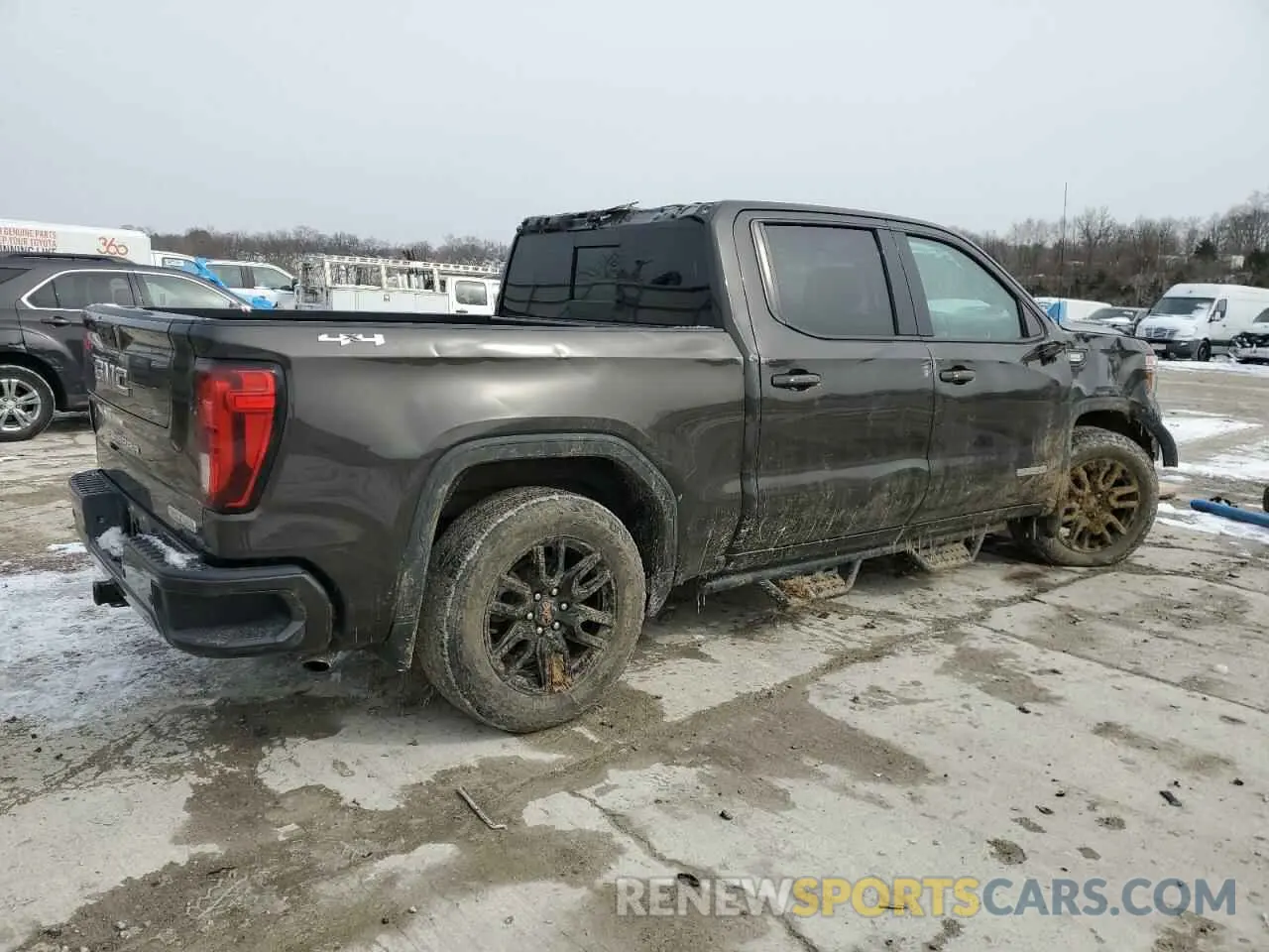 3 Photograph of a damaged car 3GTU9CET8MG300060 GMC SIERRA 2021
