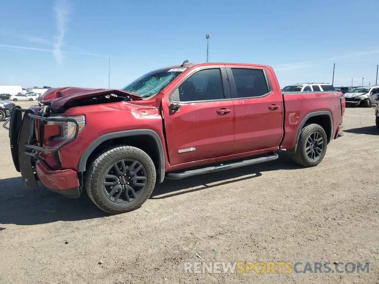 1 Photograph of a damaged car 3GTU9CET9MG345332 GMC SIERRA 2021