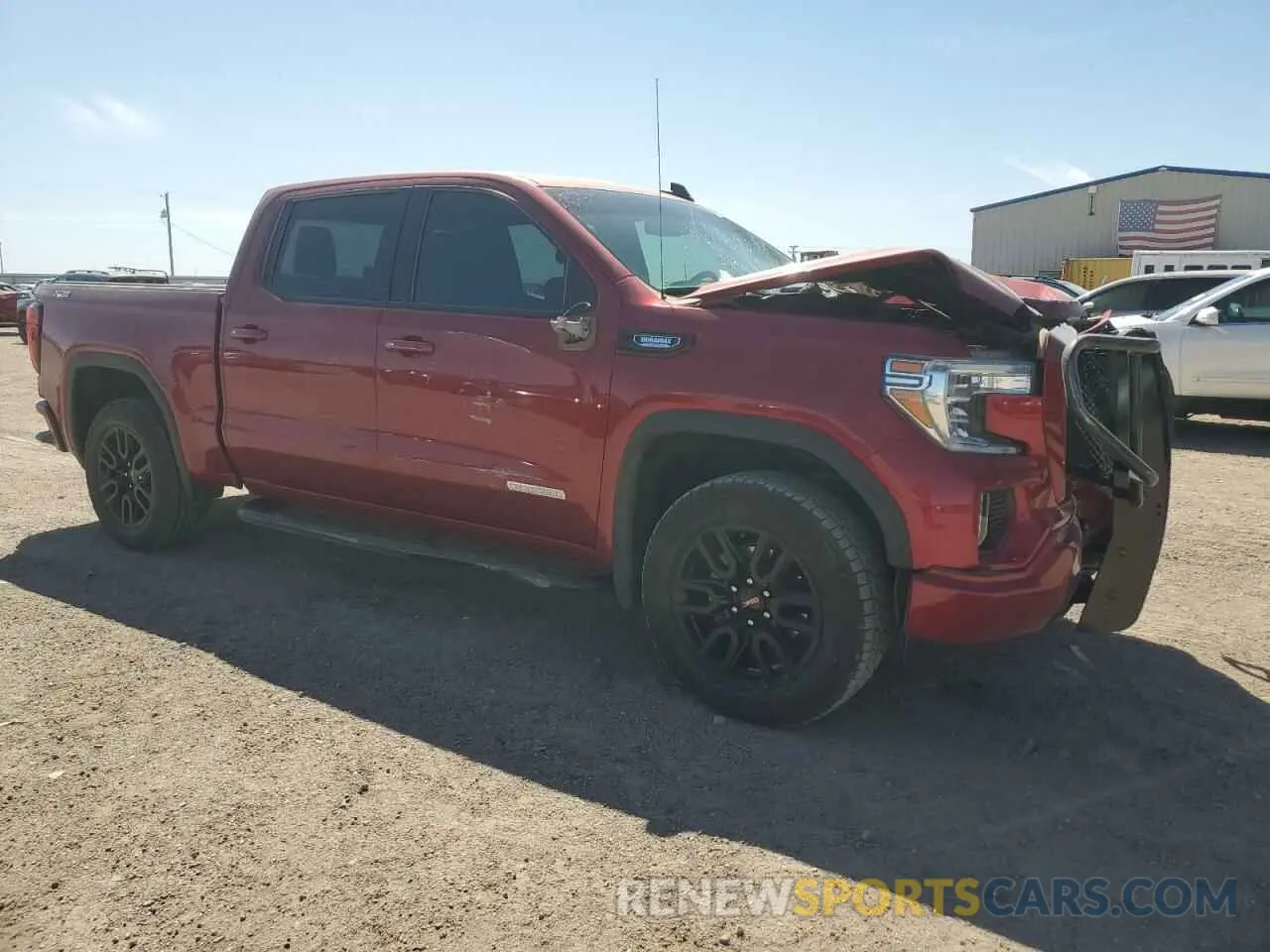 4 Photograph of a damaged car 3GTU9CET9MG345332 GMC SIERRA 2021