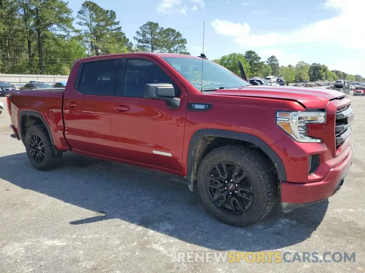 4 Photograph of a damaged car 3GTU9CETXMG303896 GMC SIERRA 2021