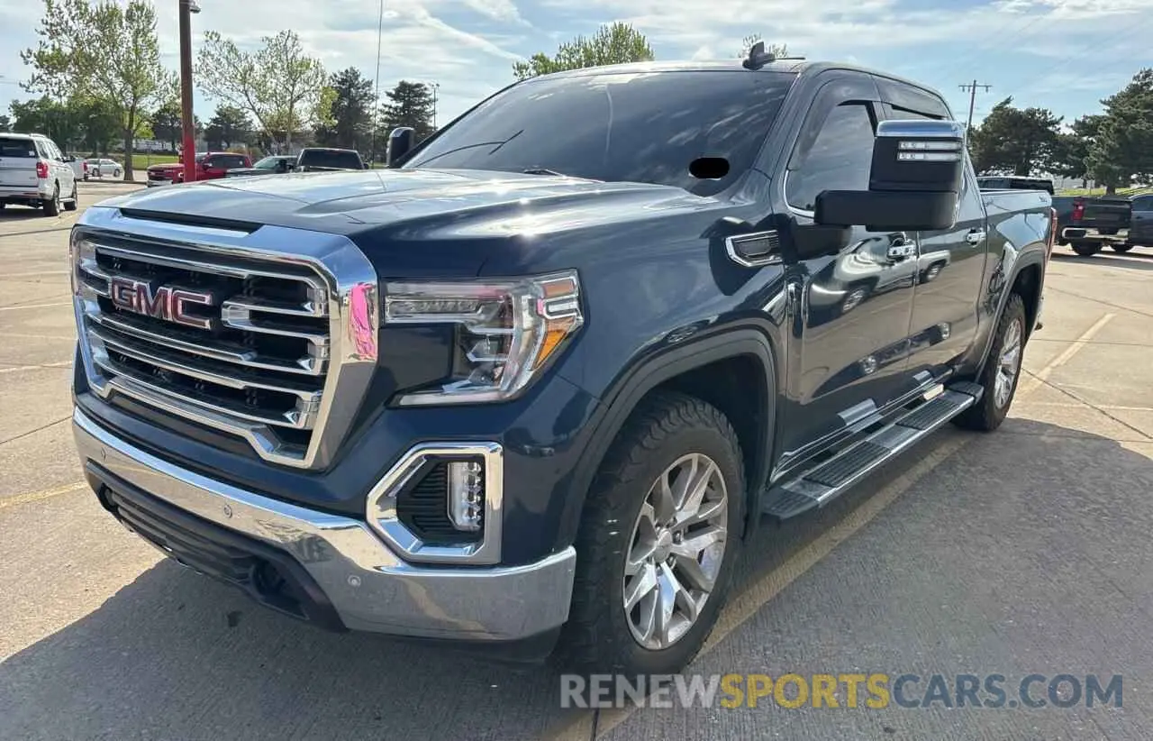 2 Photograph of a damaged car 3GTU9DED1MG116187 GMC SIERRA 2021