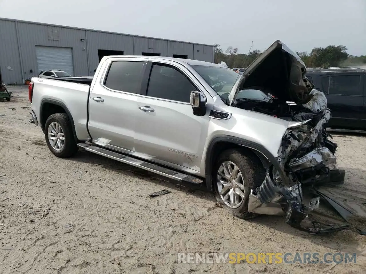 4 Photograph of a damaged car 3GTU9DED3MG224102 GMC SIERRA 2021