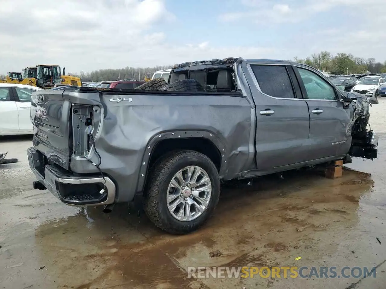 3 Photograph of a damaged car 3GTU9DED3MG483415 GMC SIERRA 2021