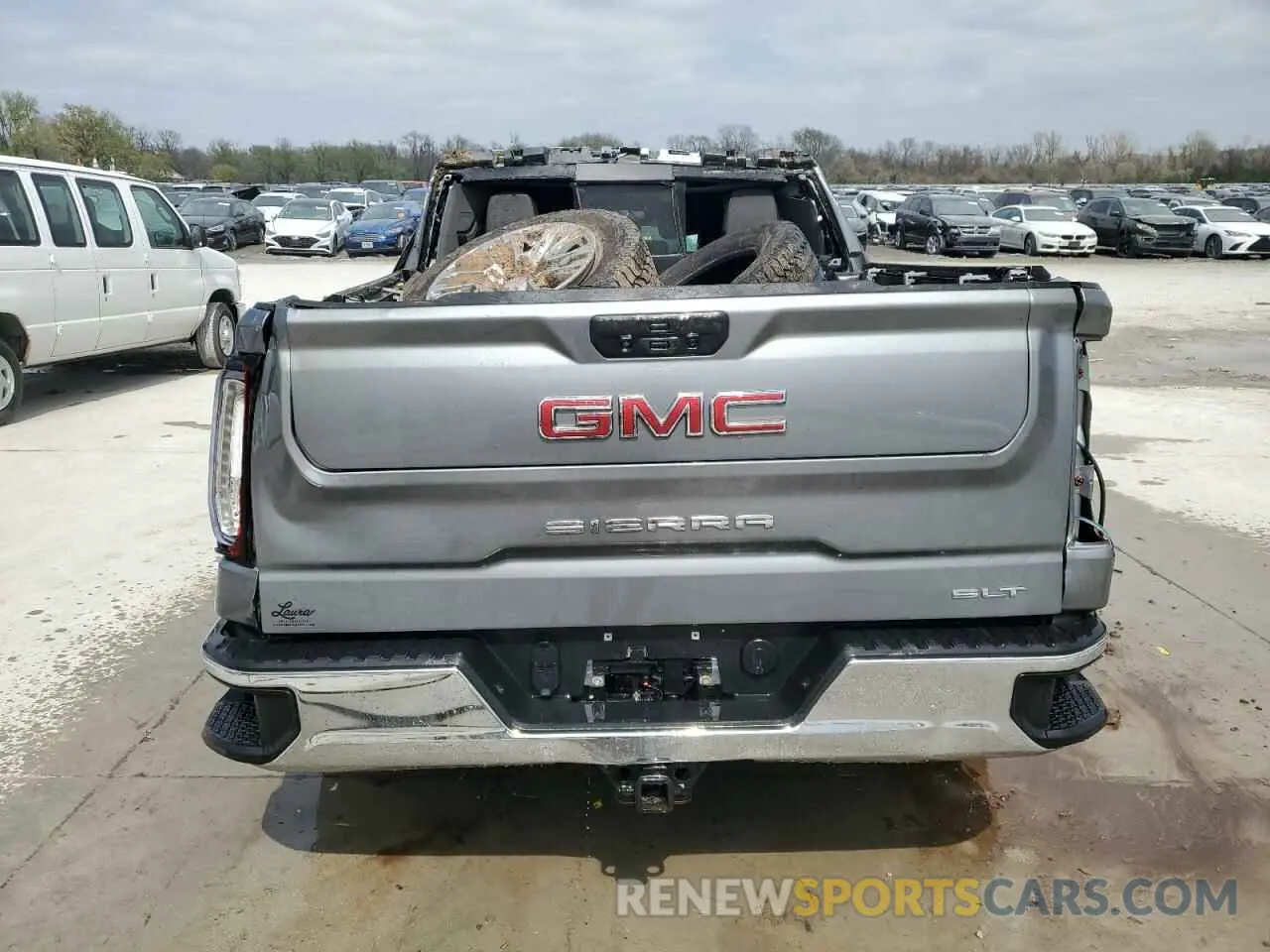 6 Photograph of a damaged car 3GTU9DED3MG483415 GMC SIERRA 2021
