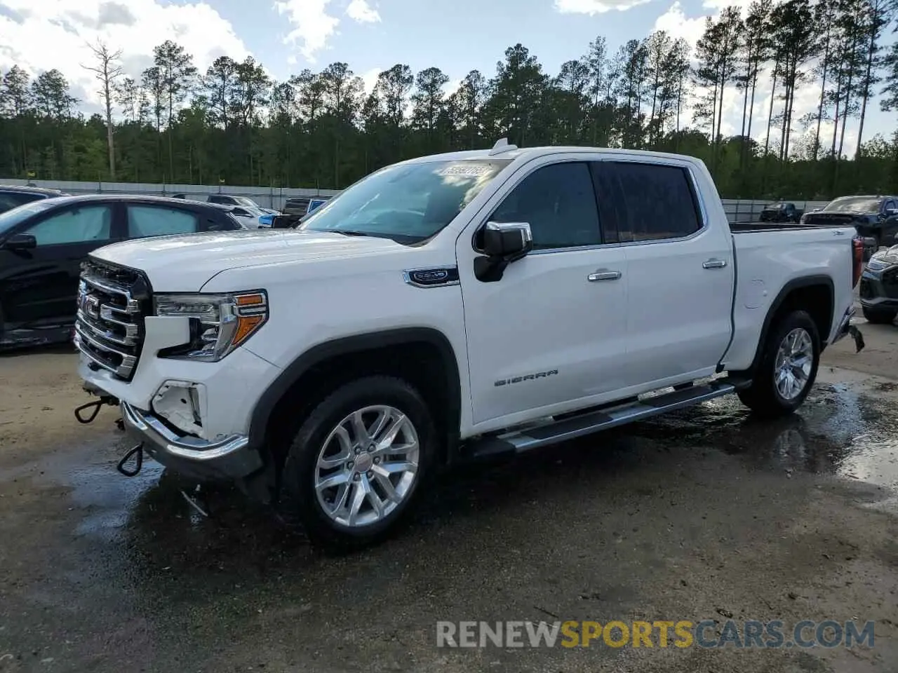1 Photograph of a damaged car 3GTU9DED4MG235979 GMC SIERRA 2021