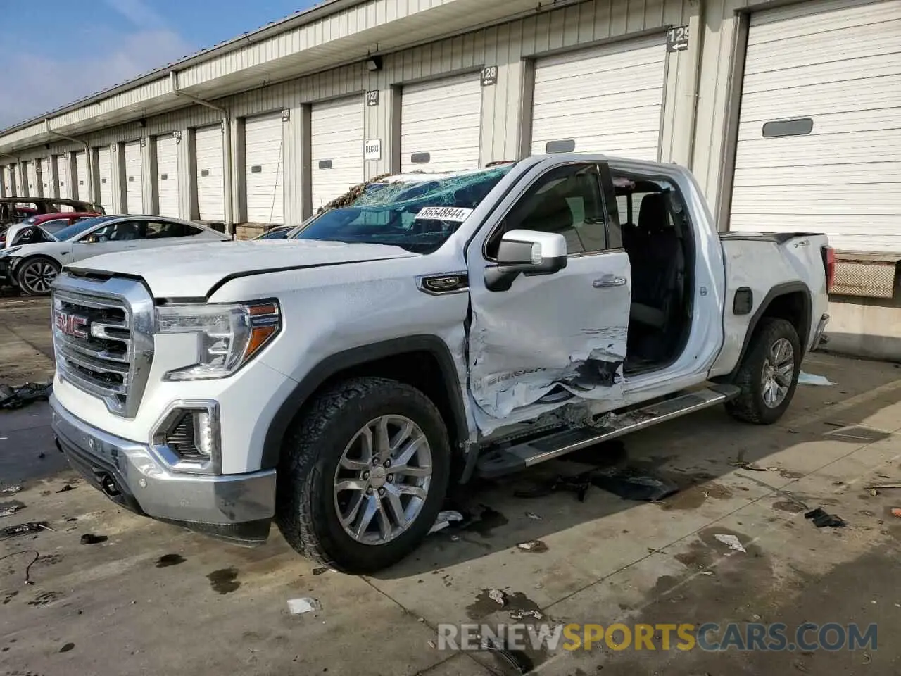 1 Photograph of a damaged car 3GTU9DED6MG221615 GMC SIERRA 2021