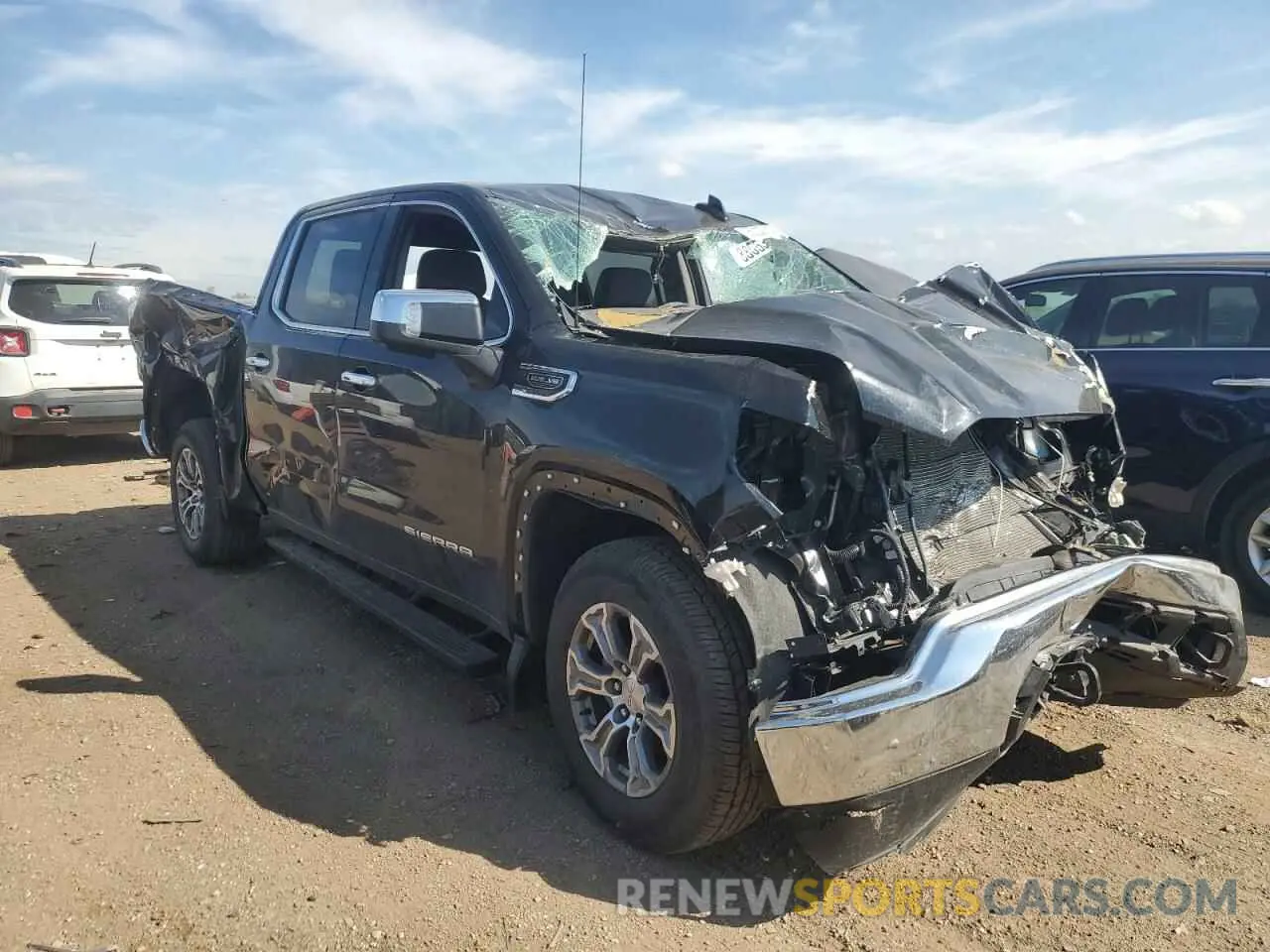 4 Photograph of a damaged car 3GTU9DED8MG435117 GMC SIERRA 2021