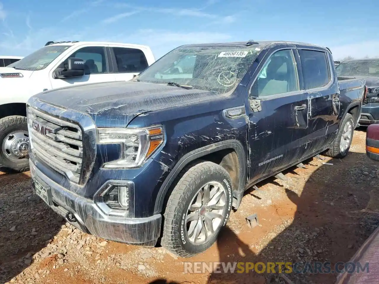 1 Photograph of a damaged car 3GTU9DET0MG369332 GMC SIERRA 2021