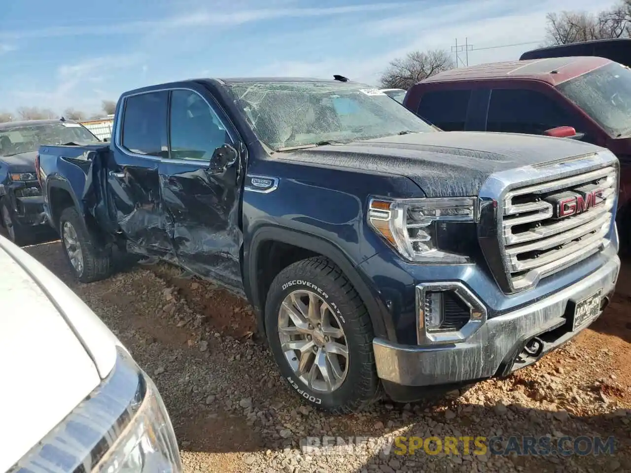 4 Photograph of a damaged car 3GTU9DET0MG369332 GMC SIERRA 2021