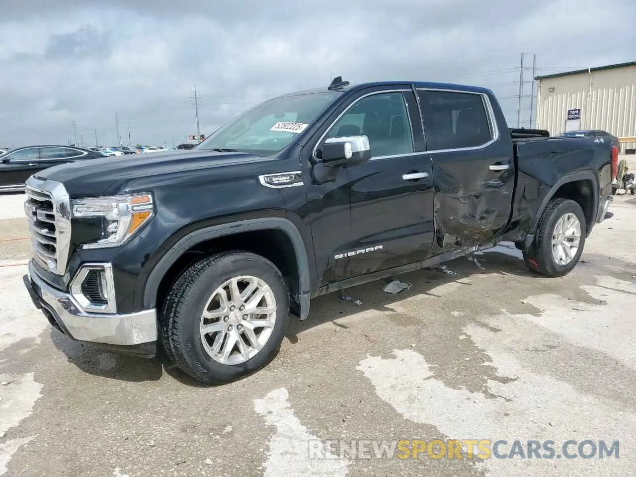 1 Photograph of a damaged car 3GTU9DET0MG409201 GMC SIERRA 2021