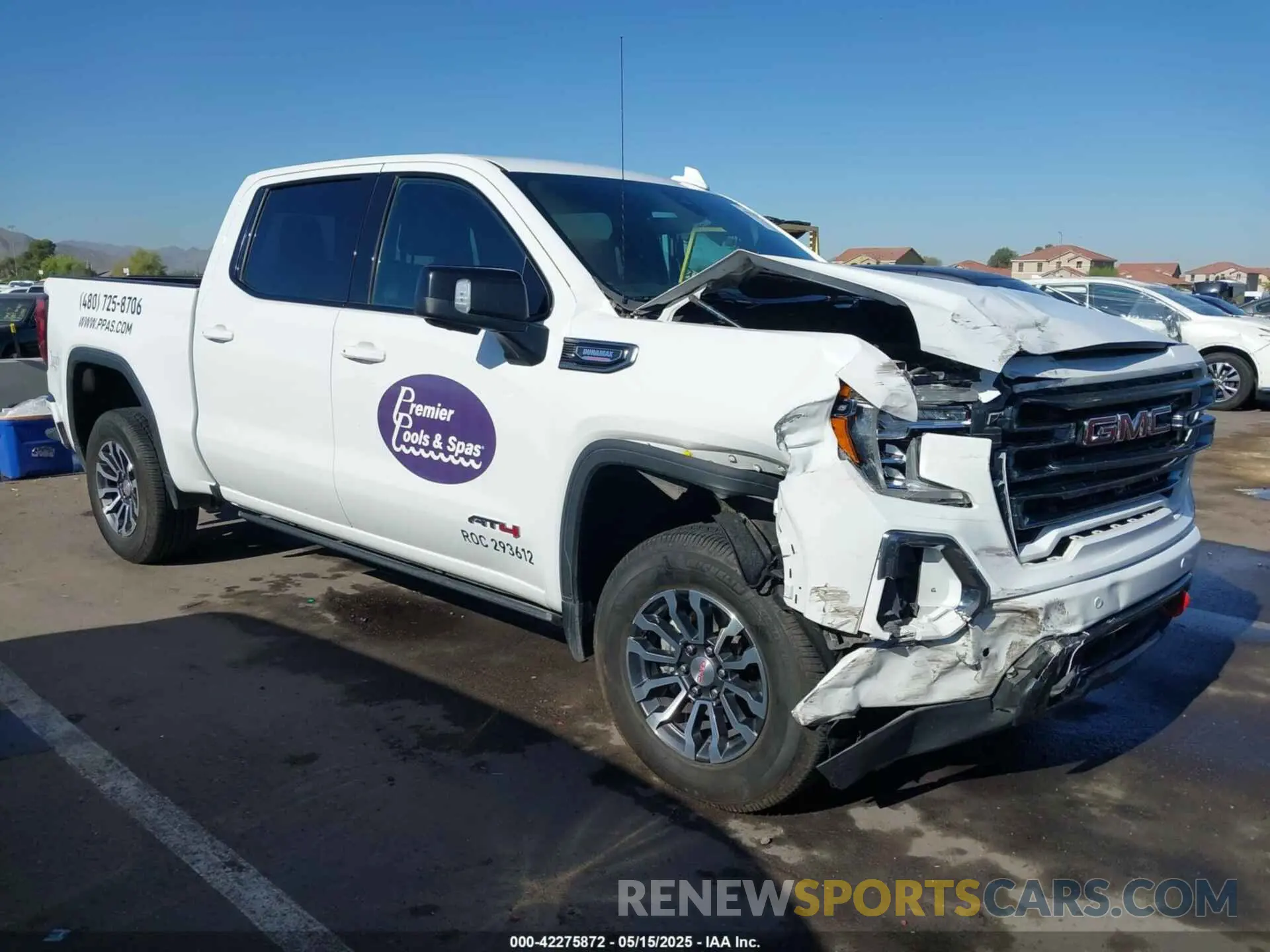 1 Photograph of a damaged car 3GTU9EET0MG321884 GMC SIERRA 2021