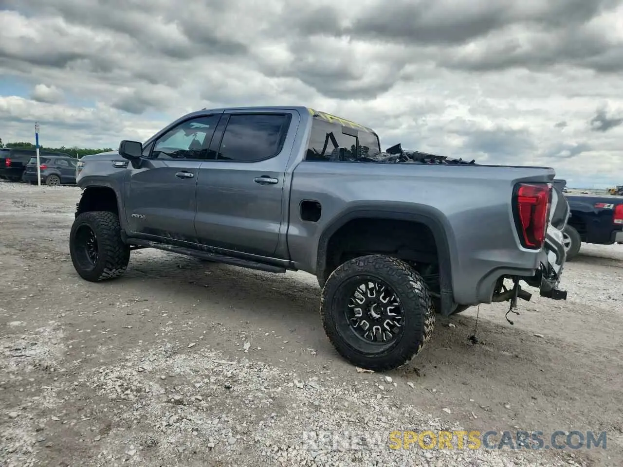 2 Photograph of a damaged car 3GTU9EET1MG334174 GMC SIERRA 2021