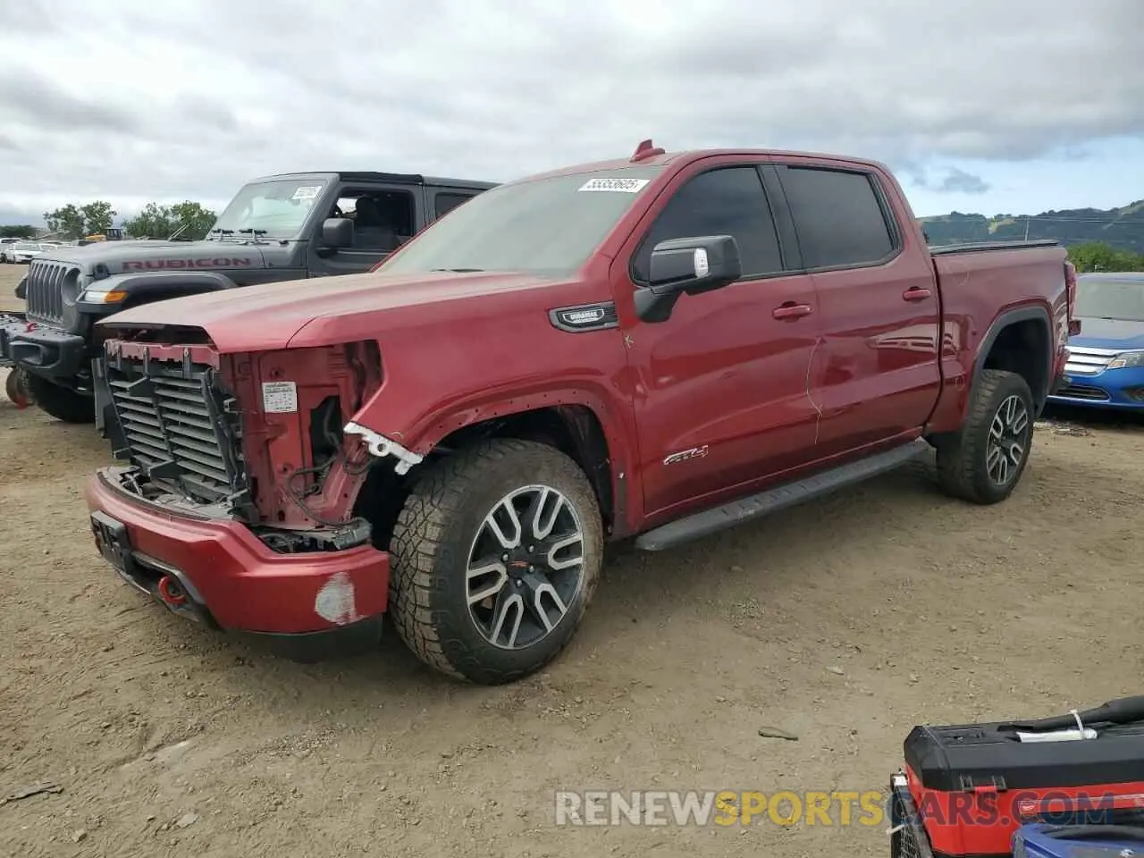 1 Photograph of a damaged car 3GTU9EET5MG463390 GMC SIERRA 2021