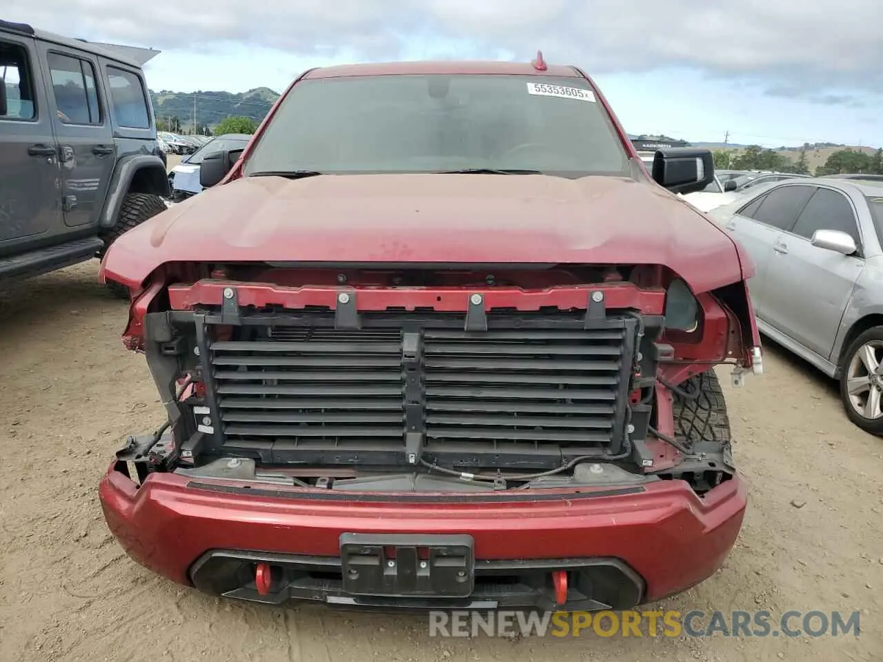 5 Photograph of a damaged car 3GTU9EET5MG463390 GMC SIERRA 2021