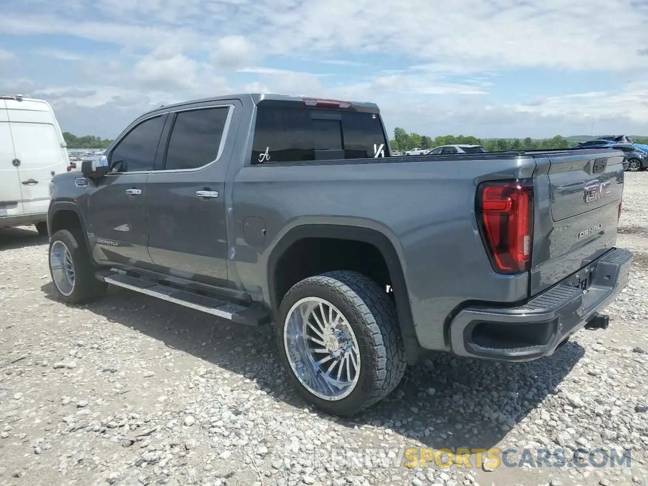 2 Photograph of a damaged car 3GTU9FED3MG293142 GMC SIERRA 2021