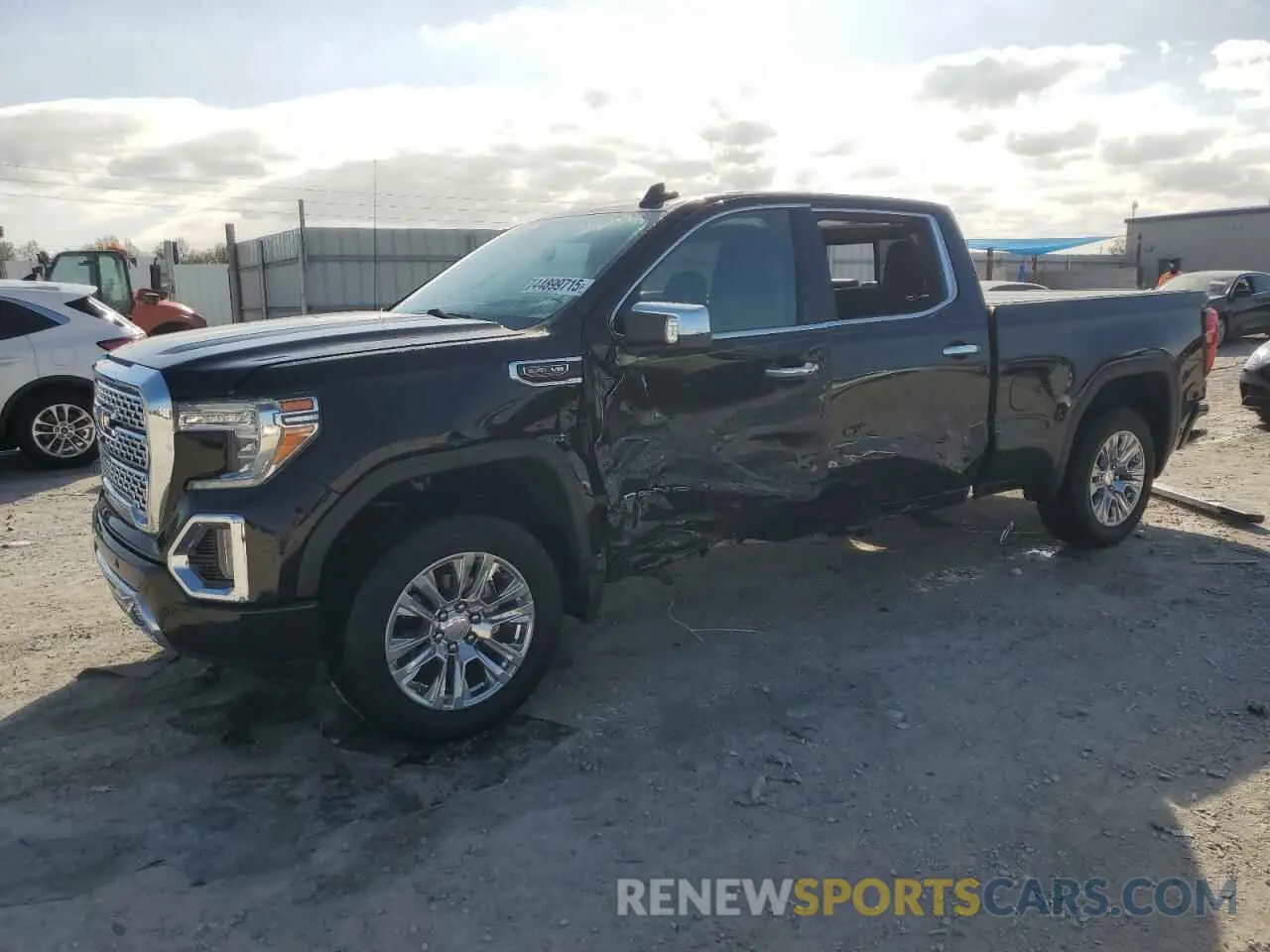1 Photograph of a damaged car 3GTU9FEL0MG318621 GMC SIERRA 2021