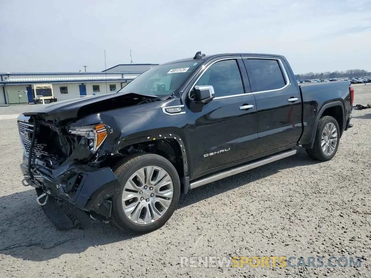 1 Photograph of a damaged car 3GTU9FEL8MG447982 GMC SIERRA 2021