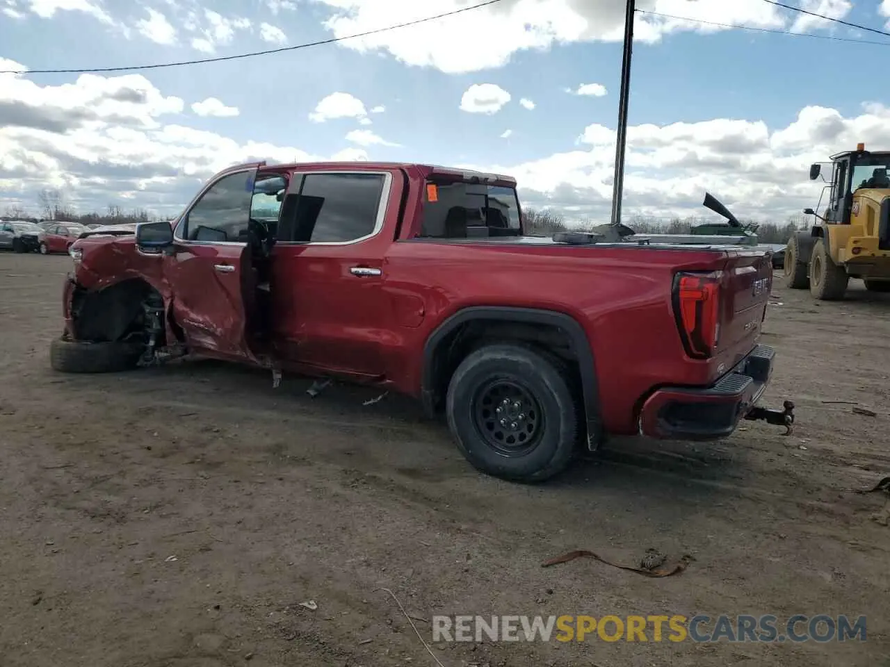 2 Photograph of a damaged car 3GTU9FET3MG303529 GMC SIERRA 2021