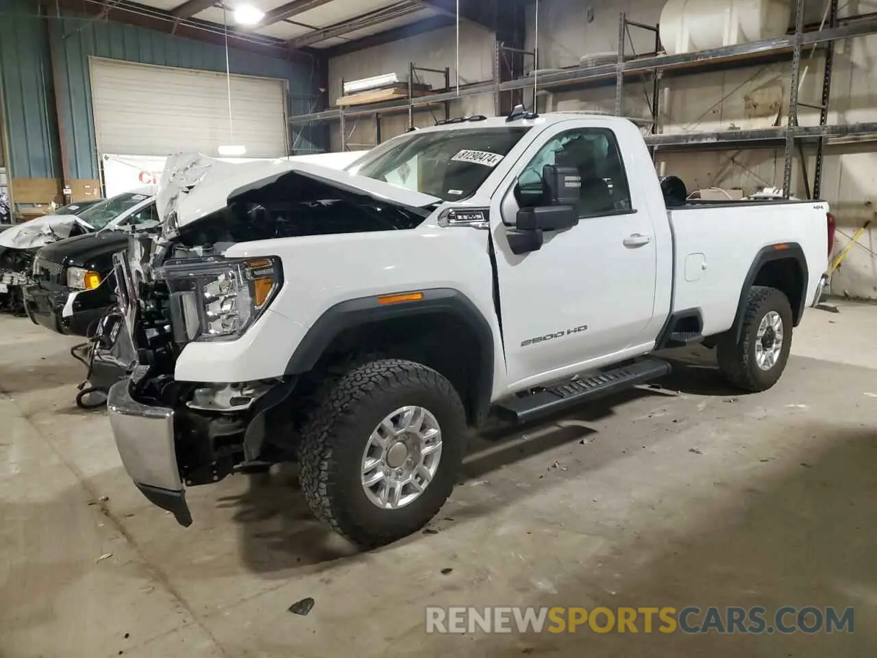 1 Photograph of a damaged car 1GT39ME78NF102098 GMC SIERRA 2022