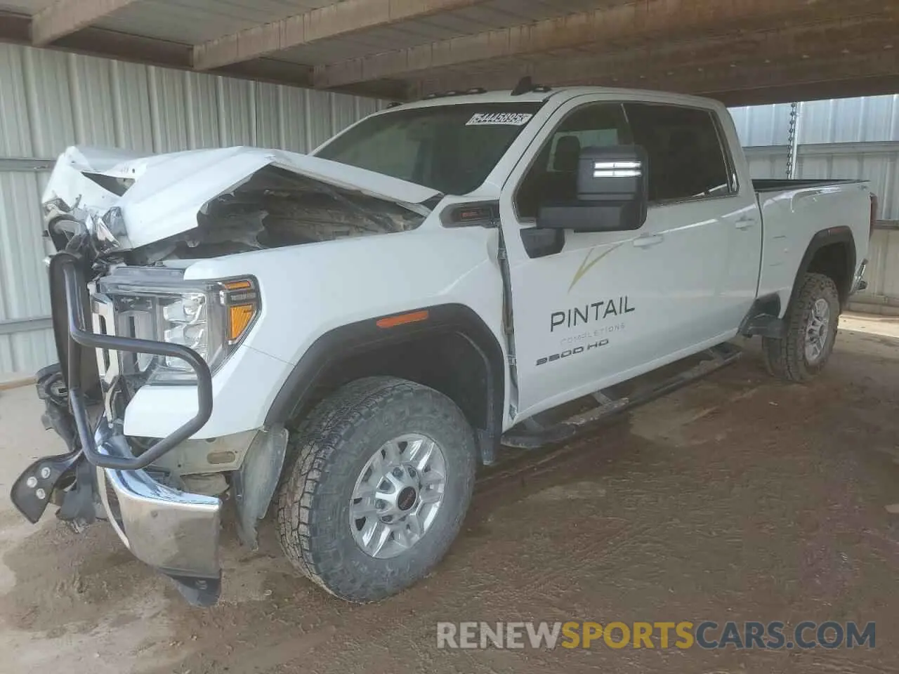 1 Photograph of a damaged car 1GT49ME76NF193120 GMC SIERRA 2022