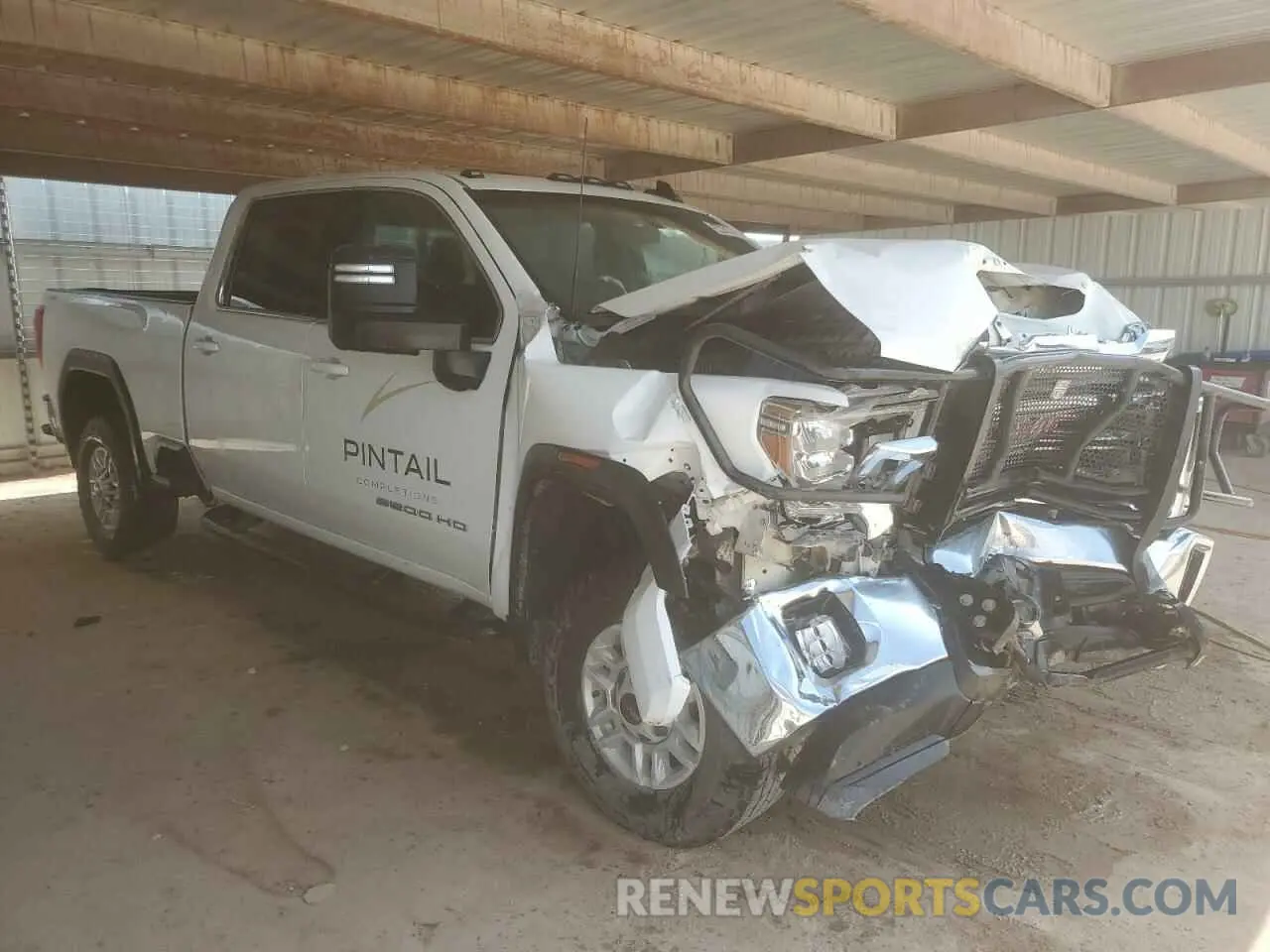 4 Photograph of a damaged car 1GT49ME76NF193120 GMC SIERRA 2022