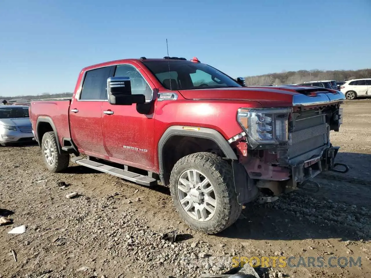 4 Photograph of a damaged car 1GT49NEYXNF311264 GMC SIERRA 2022