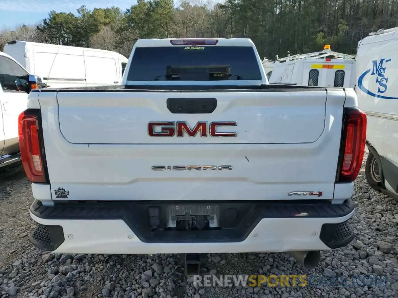 6 Photograph of a damaged car 1GT49PEY2NF261441 GMC SIERRA 2022