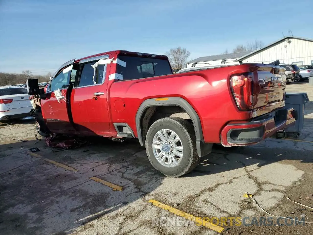 2 Photograph of a damaged car 1GT49RE70NF351478 GMC SIERRA 2022
