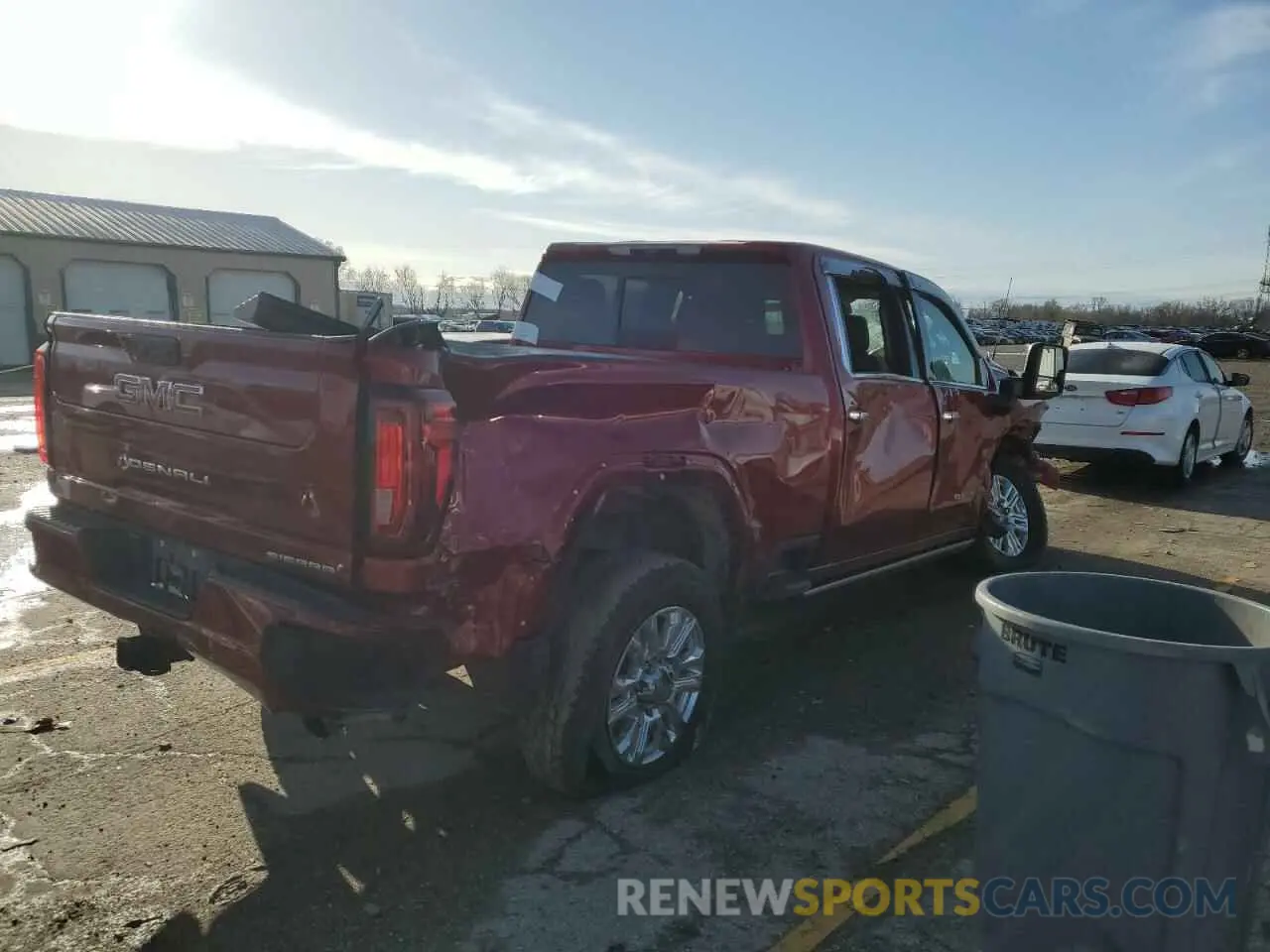 3 Photograph of a damaged car 1GT49RE70NF351478 GMC SIERRA 2022