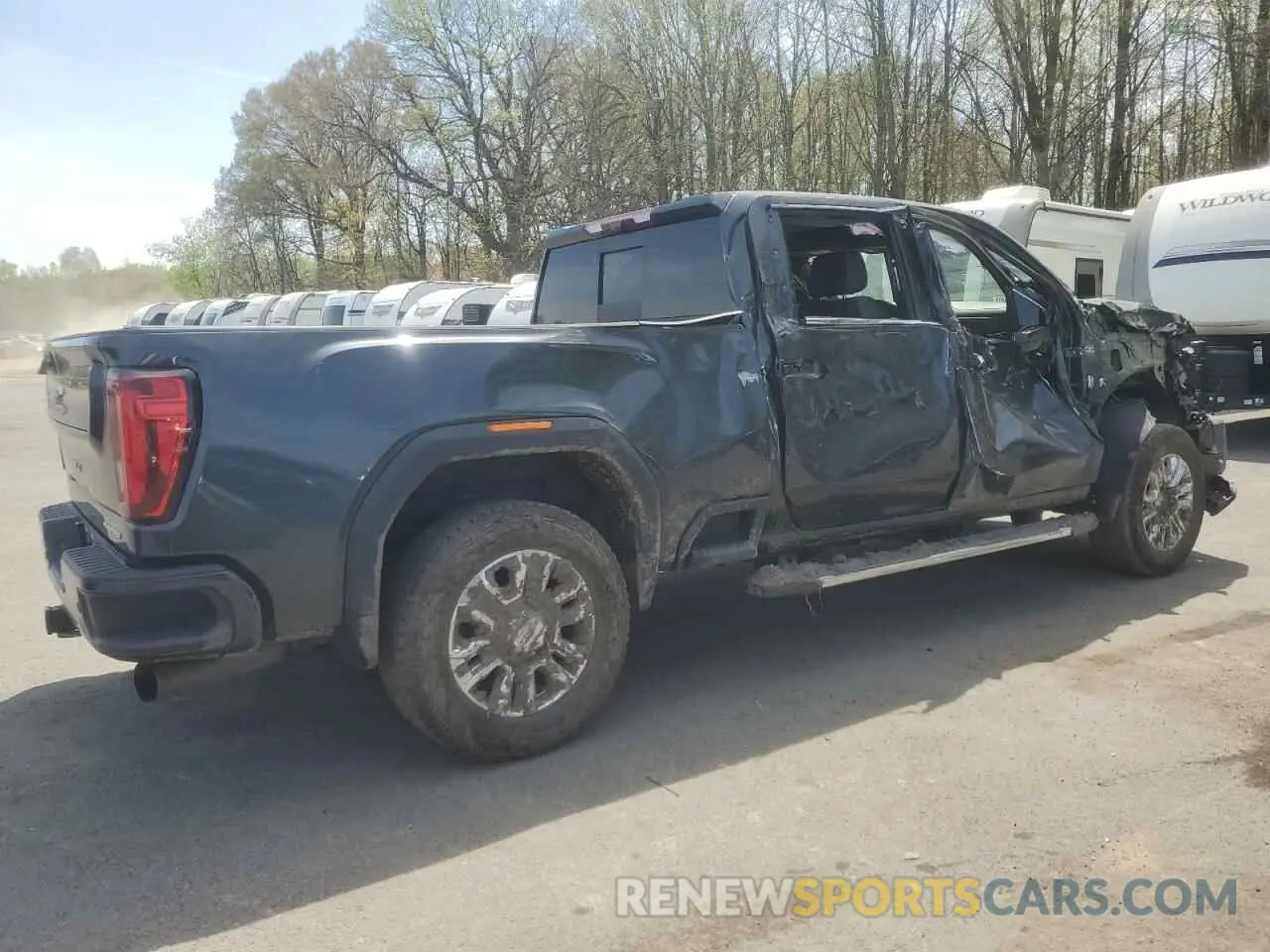 3 Photograph of a damaged car 1GT49REY0NF180840 GMC SIERRA 2022