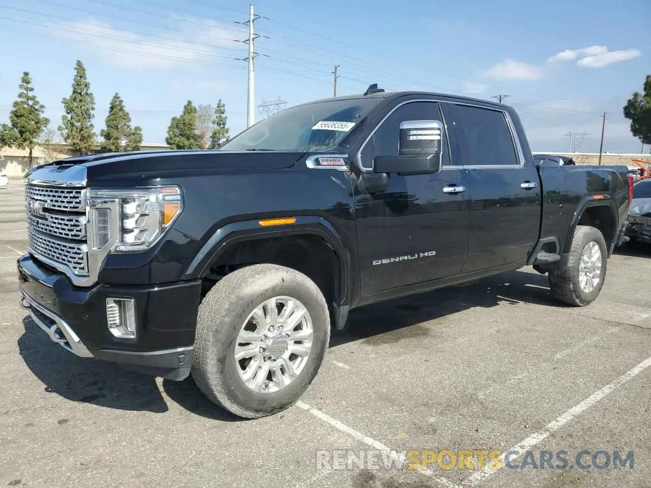 1 Photograph of a damaged car 1GT49REY3NF227780 GMC SIERRA 2022